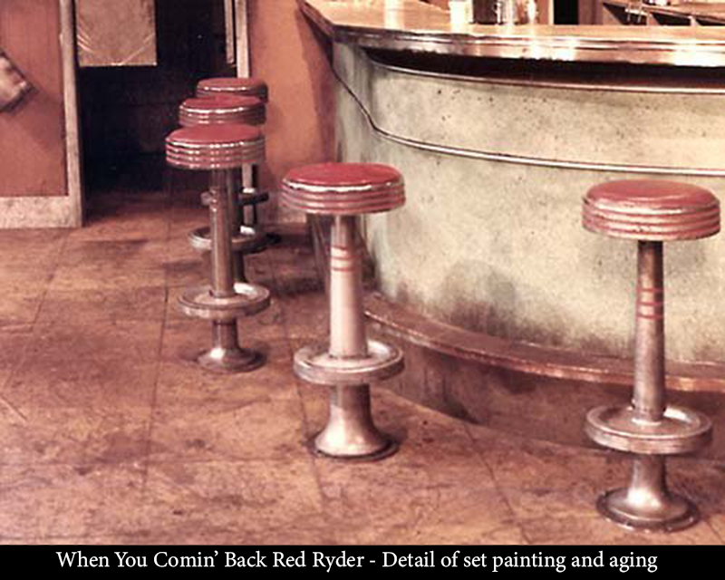 When You Comin' Back Red Ryder - Set painting