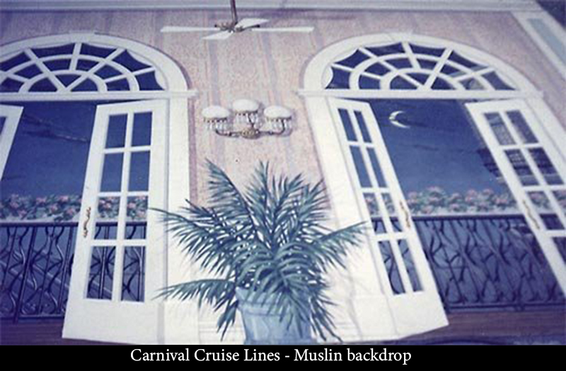 Carnival Cruise Lines - Muslin backdrop
