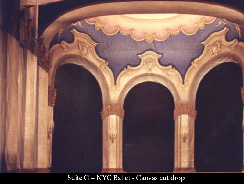 Suite G – NYC Ballet - Canvas cut drop