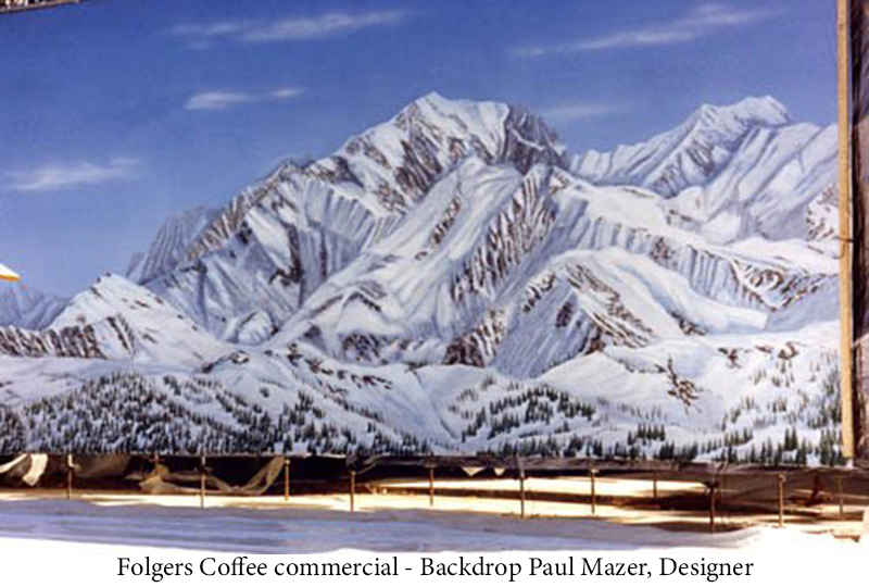 Folgers Coffee commercial - Backdrop — Paul Mazer, Designer