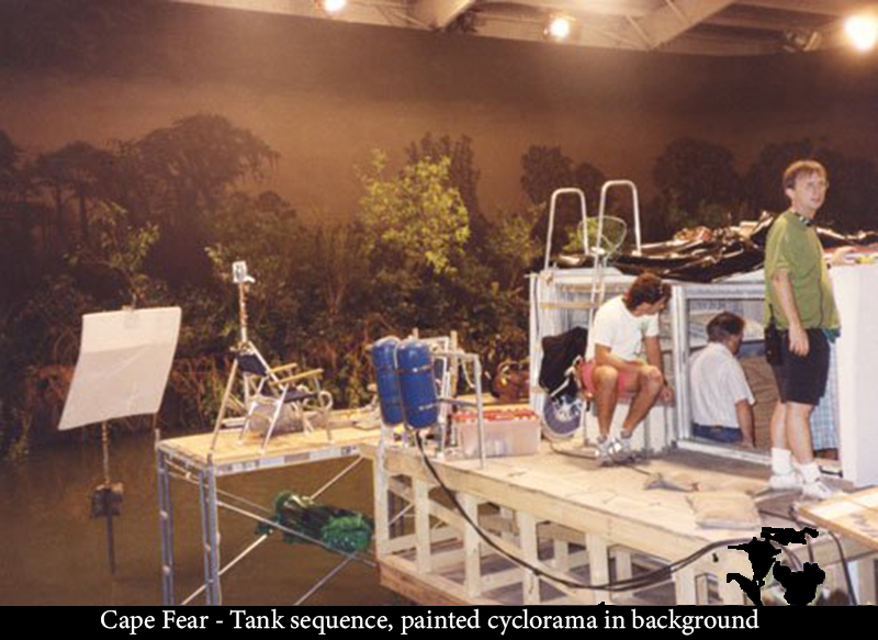 Cape Fear - Tank Sequence — Painted Cyclorama in Background