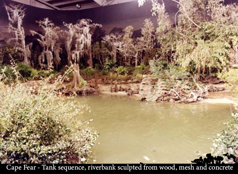 Cape Fear - Tank Sequence — Riverbank Sculpted from Wood, Mesh and Concrete