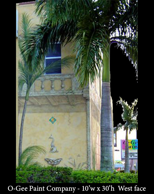 O-Gee Paint Company - 10'w x 30'h West face