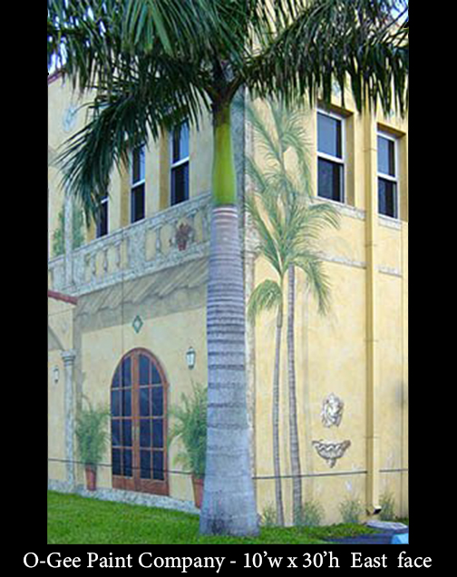 O-Gee Paint Company - 10'w x 30'h East face
